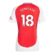 Arsenal Takehiro Tomiyasu #18 Replike Domaci Dres za Ženska 2024-25 Kratak Rukav